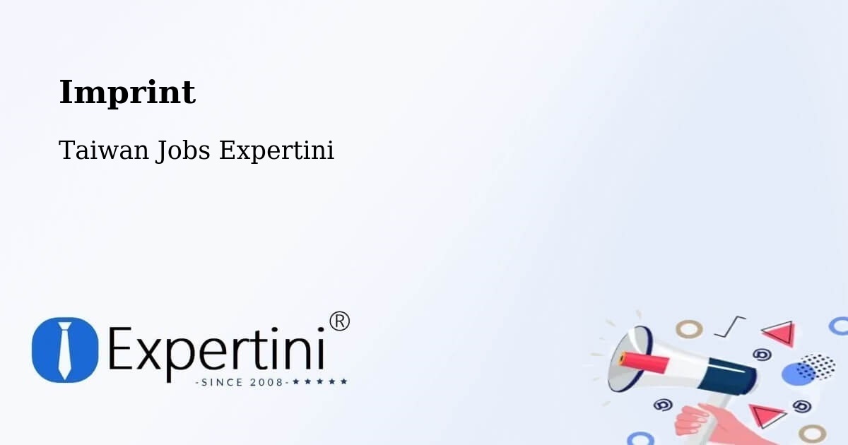 Imprint – Chiayi County - Taiwan Jobs Expertini